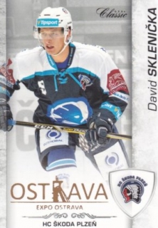 Hokejová karta David Sklenička OFS 17/18 S.I. Expo Ostrava base 1 of 8