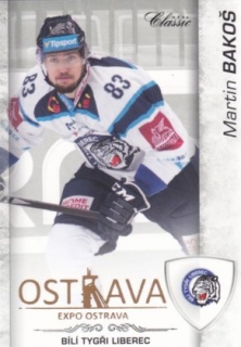 Hokejová karta Martin Bakoš OFS 17/18 S.I. Expo Ostrava base 1 of 8