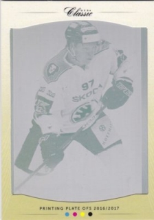 Hokejová karta Ivan Ďurač OFS 17/18 S.I. Printing Plate 1/1
