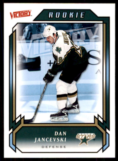 Hokejová karta Dan Jancevski UD Victory 2006-07 Rookie č. 214