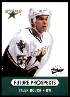 Hokejová karta Tyler Bouck UD Vintage 2000-01 Future Prospects č. 378