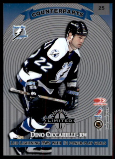 Hokejová karta Messier / Ciccarelli Donruss Limited 97-98 č. 25