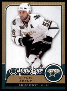 Hokejová karta Sergei Zubov OPC 2008-09 řadová č.485