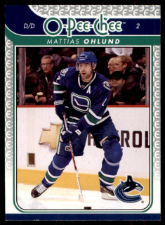 Hokejová karta Mattias Ohlund OPC 2009-10 řadová č.421