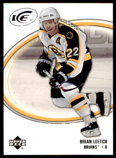 Hokejová karta Brian Leetch UD Ice 2005-06 řadová č.10