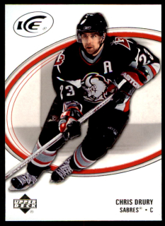 Hokejová karta Chris Drury UD Ice 2005-06 řadová č.13