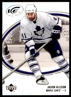 Hokejová karta Jason Allison UD Ice 2005-06 řadová č.94