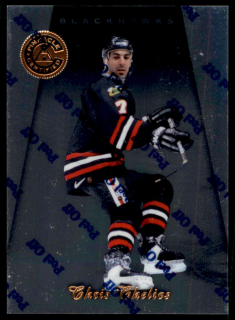 Hokejová karta Chris Chelios Pinnacle Certified 1997-98 řadová č.74