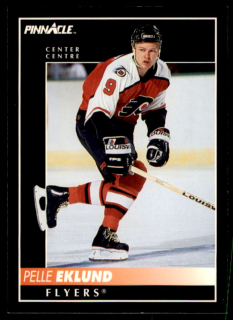 Hokejová karta Pelle Eklund Pinnacle 1992-93 řadová č.149
