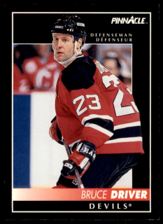 Hokejová karta Bruce Driver Pinnacle 1992-93 řadová č.278