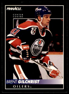 Hokejová karta Brent Gilchrist Pinnacle 1992-93 řadová č.357