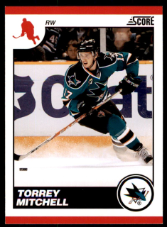 Hokejová karta Torrey Mitchell Score 2010-11 karta č.403