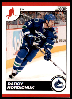 Hokejová karta Darcy Hordichuk Score 2010-11 karta č.467