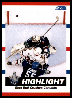 Hokejová karta Dustin Byfuglien Highlight Score 2010-11 karta č.497