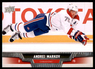 Hokejová karta Andrei Markov UD Series 1 2013-14 řadová č.13