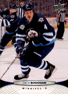 Hokejová karta Zach Bogosian UD Series 2 2011-12 řadová č.258