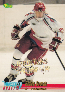 Hokejová karta Radek Dvořák Classic 1995-96 Hockey Draft 96 /749 č. 10