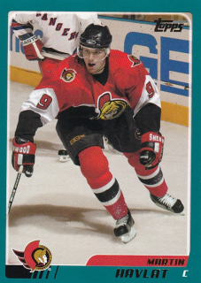 Hokejová karta Martin Havlát Topps 2003-04 řadová č. 225