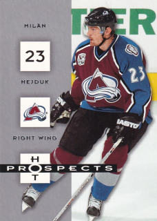 Hokejová karta Milan Hejduk Fleer 2004-05 Hot Prospects č. 25
