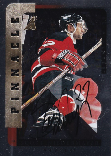 Hokejová karta Scott Niedermayer Pinnacle 1996-97 Autograph GOLD č. 59