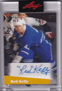 Hokejová karta Red Kelly Leaf Pro Set 2020-21 Memories Auto /7 č. A91-RK1