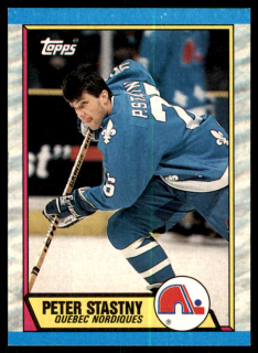 Hokejová karta Peter Stastný Topps 1989-90 řadová č. 143