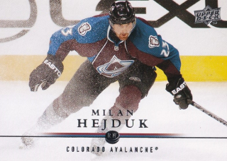 Hokejová karta Milan Hejduk UD S1 2008-09 řadová č. 152