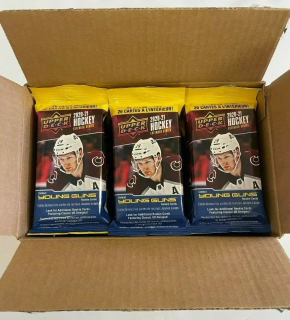 Box hokejových karet UD 2020-21 UD Extended Series Fat (18 balíčků)