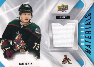 Hokejová karta Jan Jeník UD S2 2021-22 Rookie Jersey č. RM-JJ