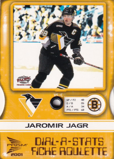 Hokejová karta Jaromír Jágr Pacific Prism 2000-01 Dial A Stats č. 5