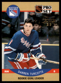 Hokejová karta Darren Turcotte Leaf 2020-21 Pro Set Memories /5 č. 400