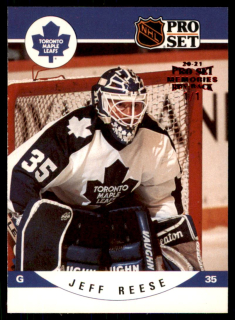 Hokejová karta Jeff Reese Leaf 2020-21 Pro Set Memories 1/1 č. 540