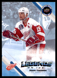 Hokejová karta Steve Yzerman UD National Hockey Card Day 2023 Legends On Ice č. NHCD-27