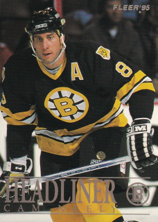 Hokejová karta Cam Neely Fleer 1994-95 Headliner č. 8 of 10
