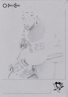 Hokejová karta Ryan Poehling OPC 2022-23 Black Printing Plate 1/1 č. 490