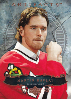 Hokejová karta Martin Havlát UD Artifacts 2006-07 řadová č. 78