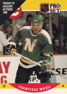 Hokejová karta František Musil Pro Set 1990-91 řadová č. 425