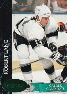 Hokejová karta Robert Lang Parkhurst 1992-93 Calder Candidate č. 64