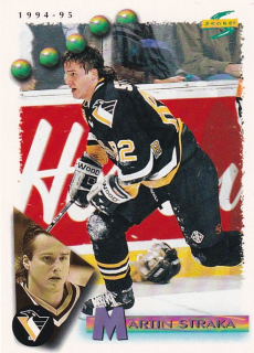Hokejová karta Martin Straka Pinnacle 1994-95 řadová č. 82