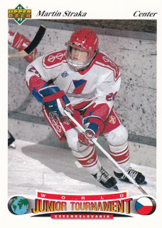 Hokejová karta Martin Straka Upper Deck 1991-92 Junior Tournament č. 99