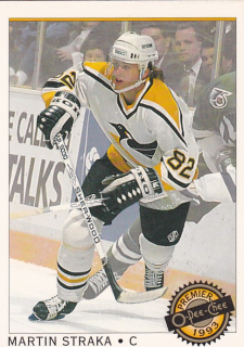 Hokejová karta Martin Straka OPC Premier 1992-93 Rookie č. 21