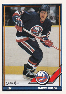 Hokejová karta David Volek OPC 1991-92 řadová č. 488