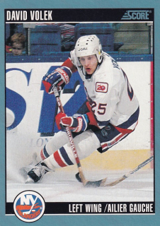 Hokejová karta David Volek Score 1992-93 řadová č. 166