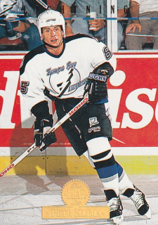 Hokejová karta Petr Klíma Donruss Leaf 1994-95 řadová č. 171