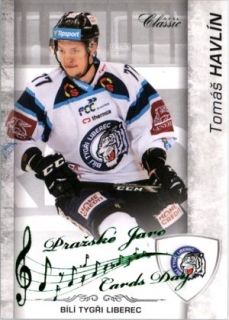 Hokejová karta Tomáš Havlín OFS 17/18 Serie II. Pražské Jaro base