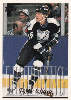 Hokejová karta Petr Klíma Topps 1995-96 řadová č. 238