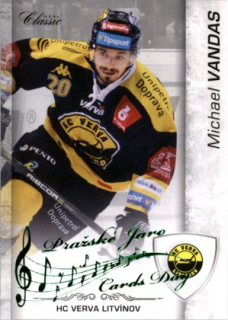 Hokejová karta Michael Vandas OFS 17/18 Serie II. Pražské Jaro base