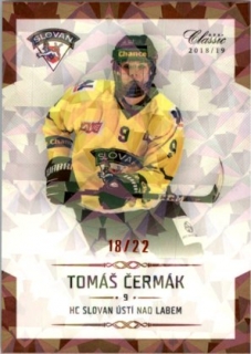 Hokejová karta Tomáš Čermák OFS Chance Liga 2018-19 Rainbow
