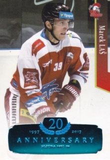 Hokejová karta Marek Laš  OFS 17/18 S.II. Blue RETRO