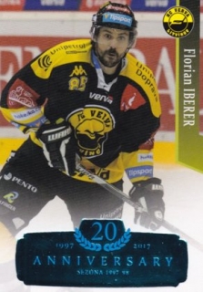 Hokejová karta Florian Iberer  OFS 17/18 S.II. Blue RETRO
